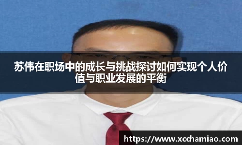 苏伟在职场中的成长与挑战探讨如何实现个人价值与职业发展的平衡